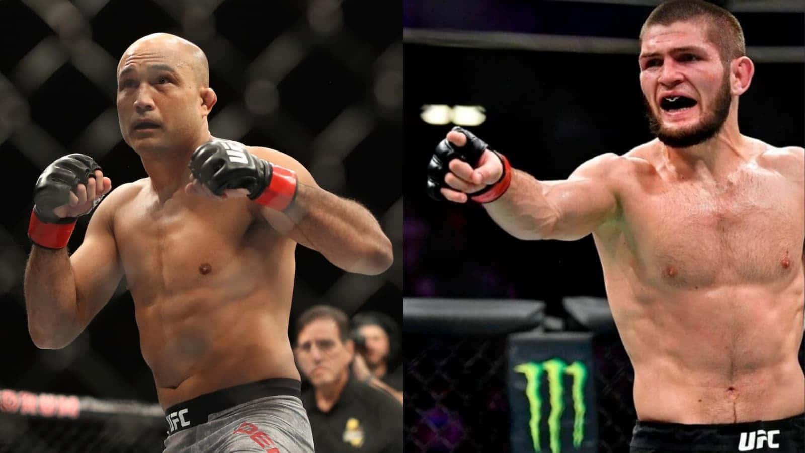 B.j. Penn And Khabib Nurmagomedov Compared Wallpaper