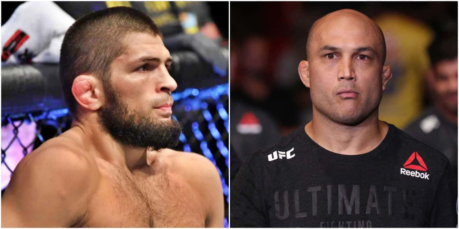 B.j. Penn And Khabib Nurmagomedov Relaxing Wallpaper