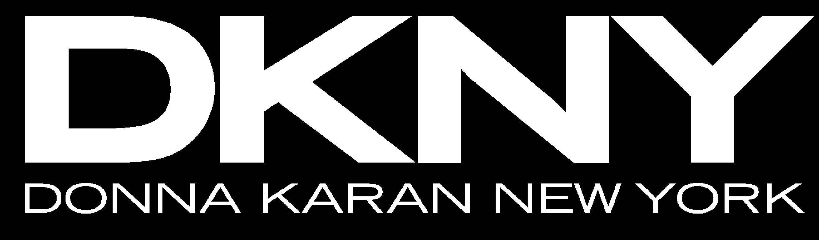 B&w Dkny Logo Banner Wallpaper