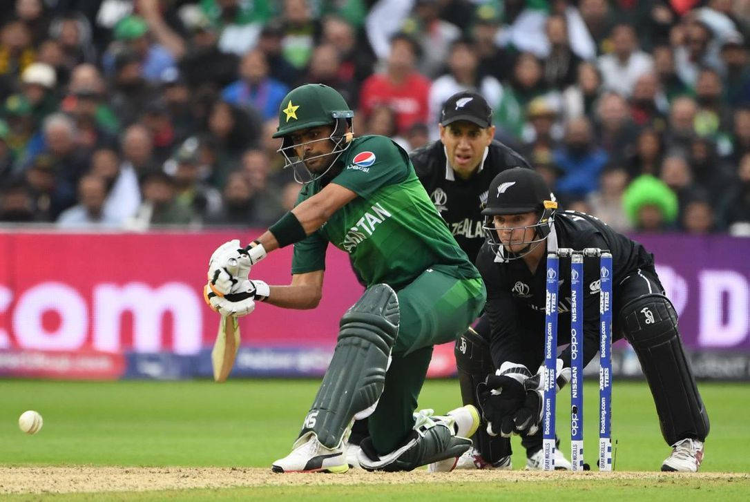 Babar Azam Against New Zealand Wallpaper