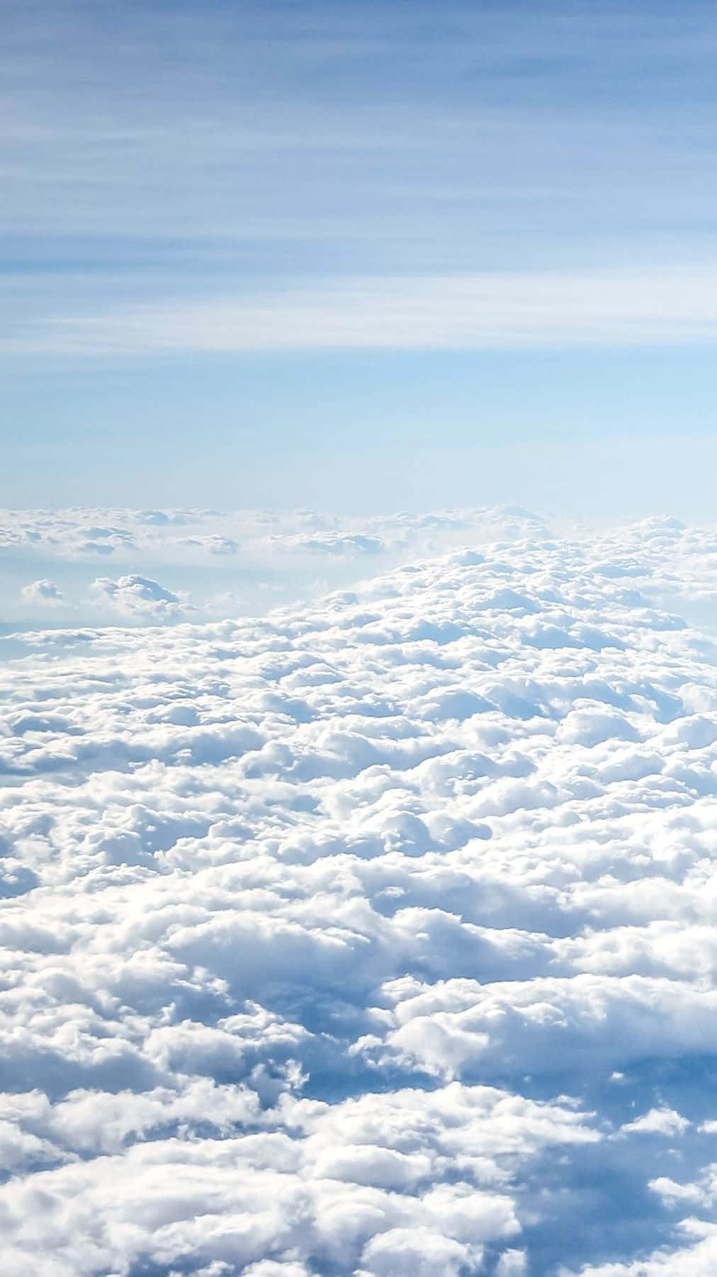 Baby Blue Light Blue Aesthetic Sea Cloud View Wallpaper