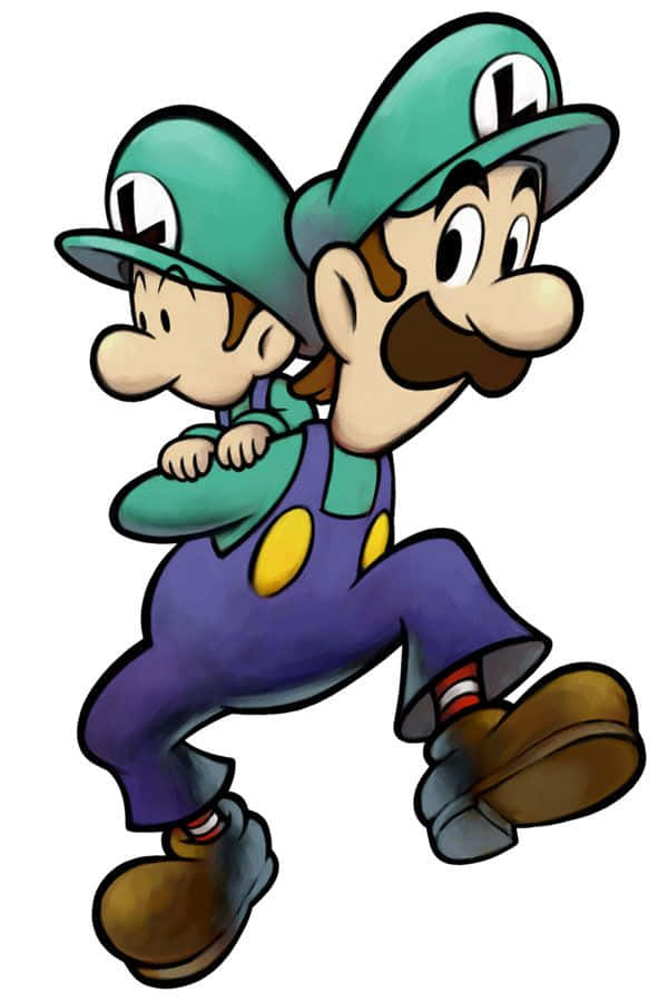 Baby Luigion Luigi's Back Wallpaper