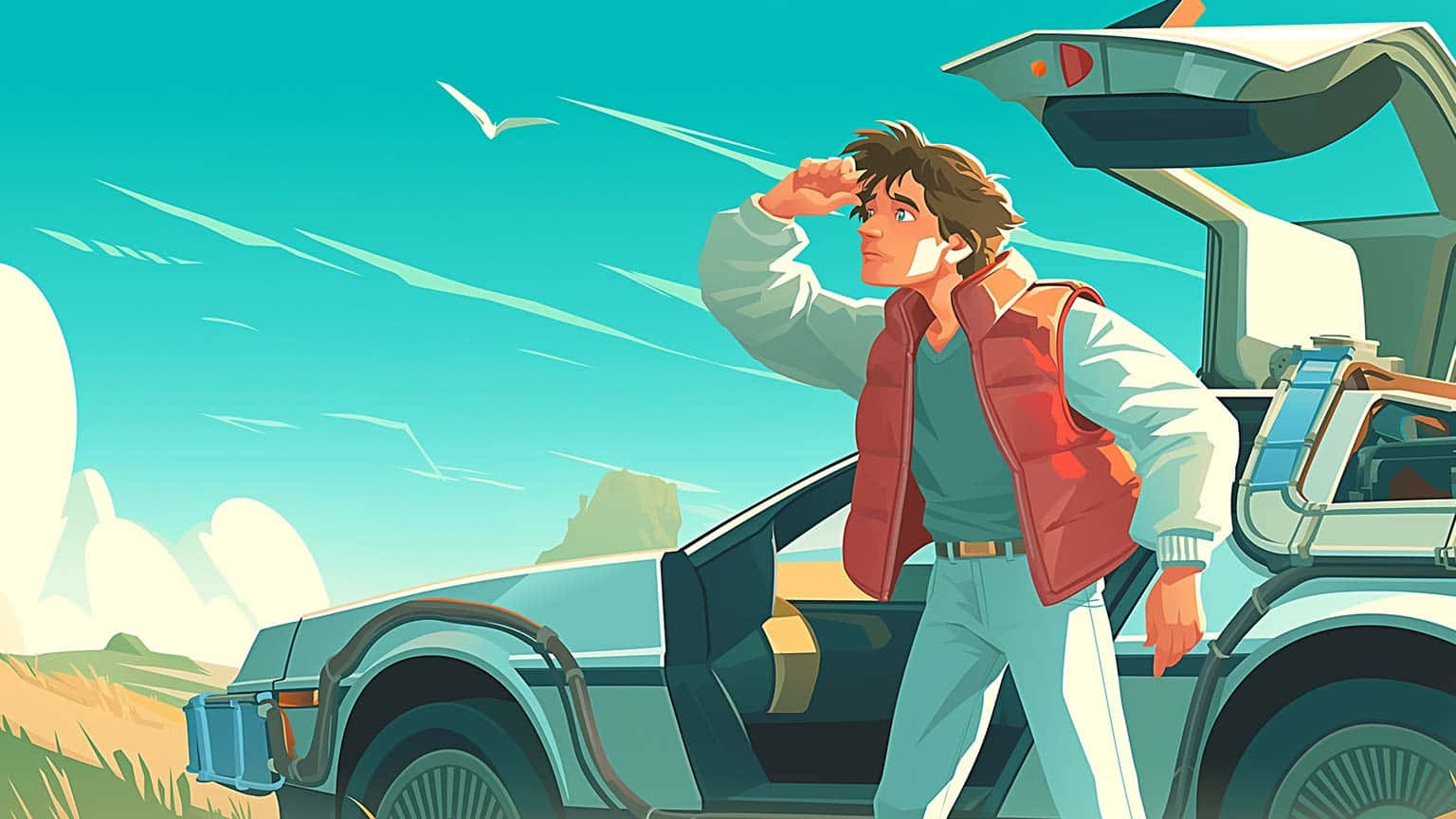 Back To The Future_ Adventure Awaits Wallpaper