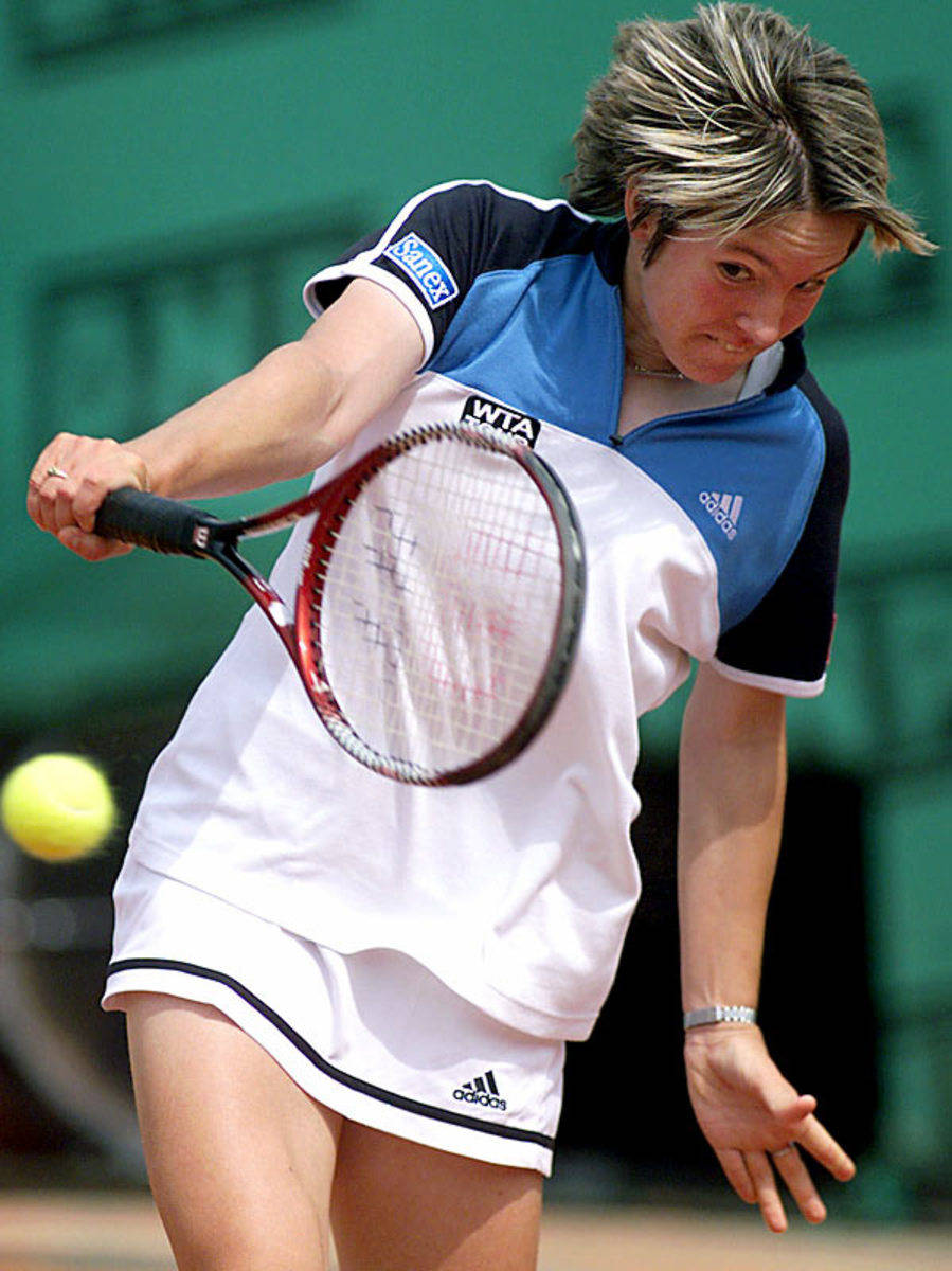 Backhand Power Justine Henin Wallpaper