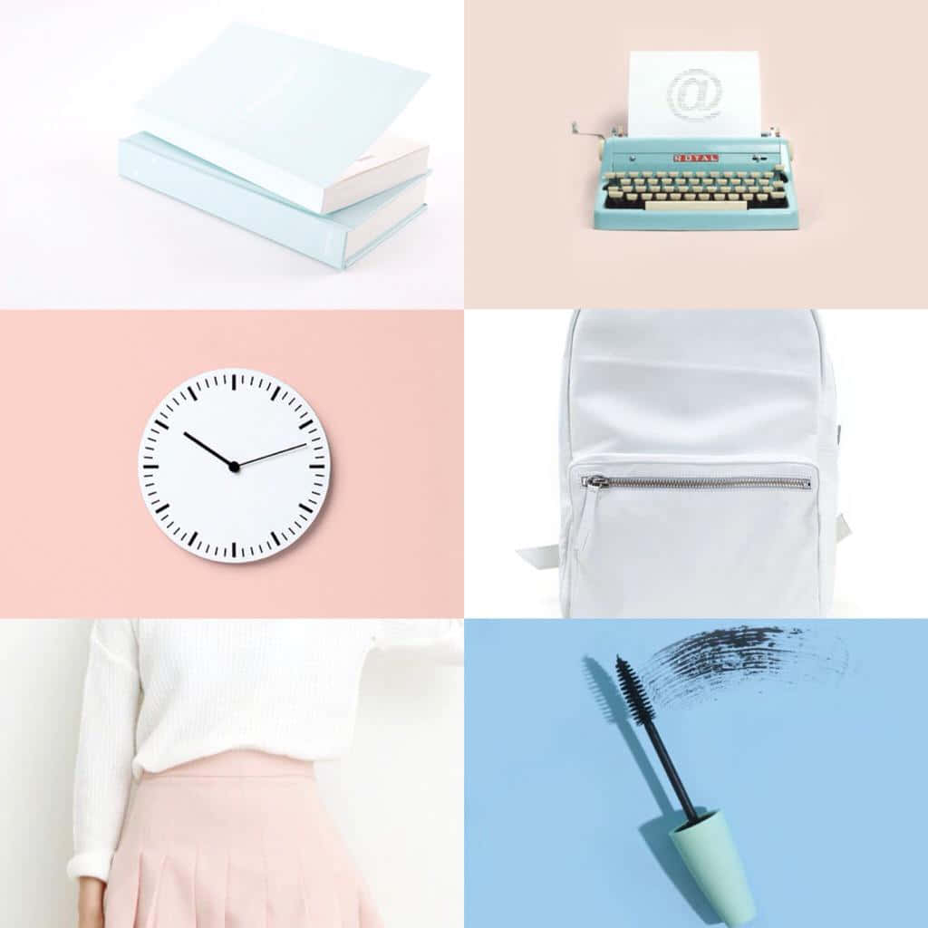 Backto School Aesthetic Collage Wallpaper