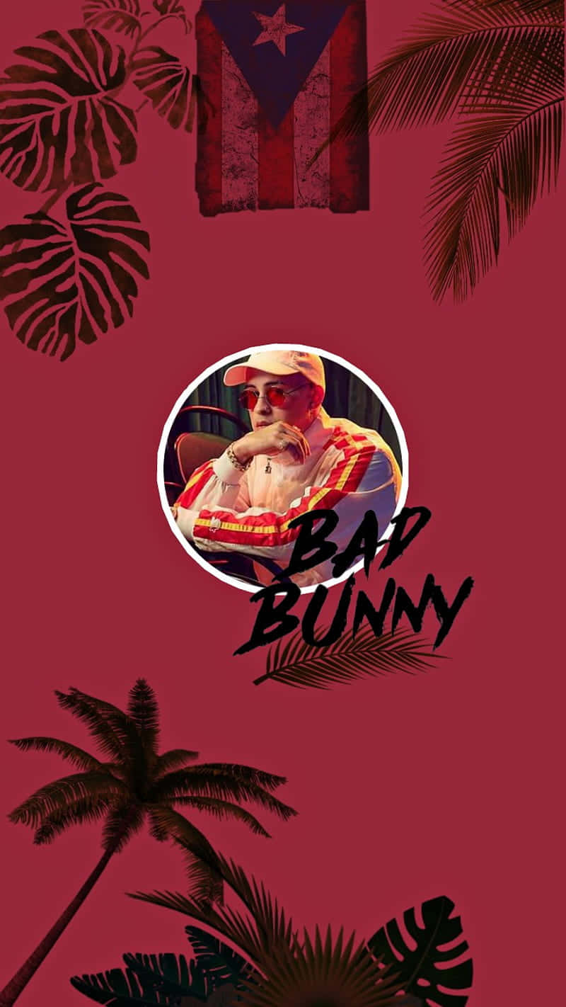 Bad Bunny Tropical Aesthetic Wallpaper Wallpaper