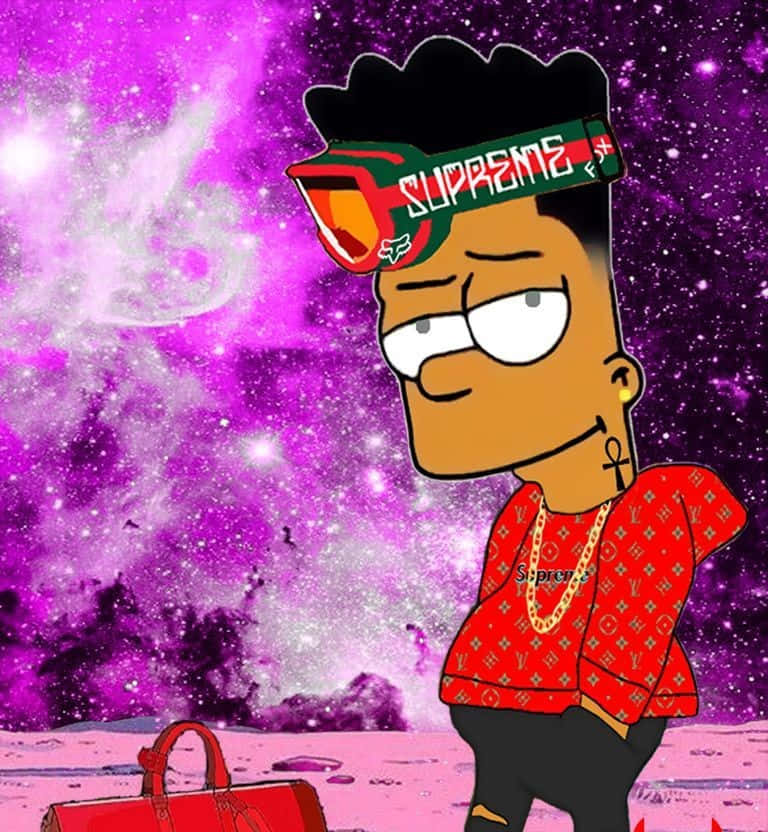 Badass Bart Simpson - Street Style Edition Wallpaper