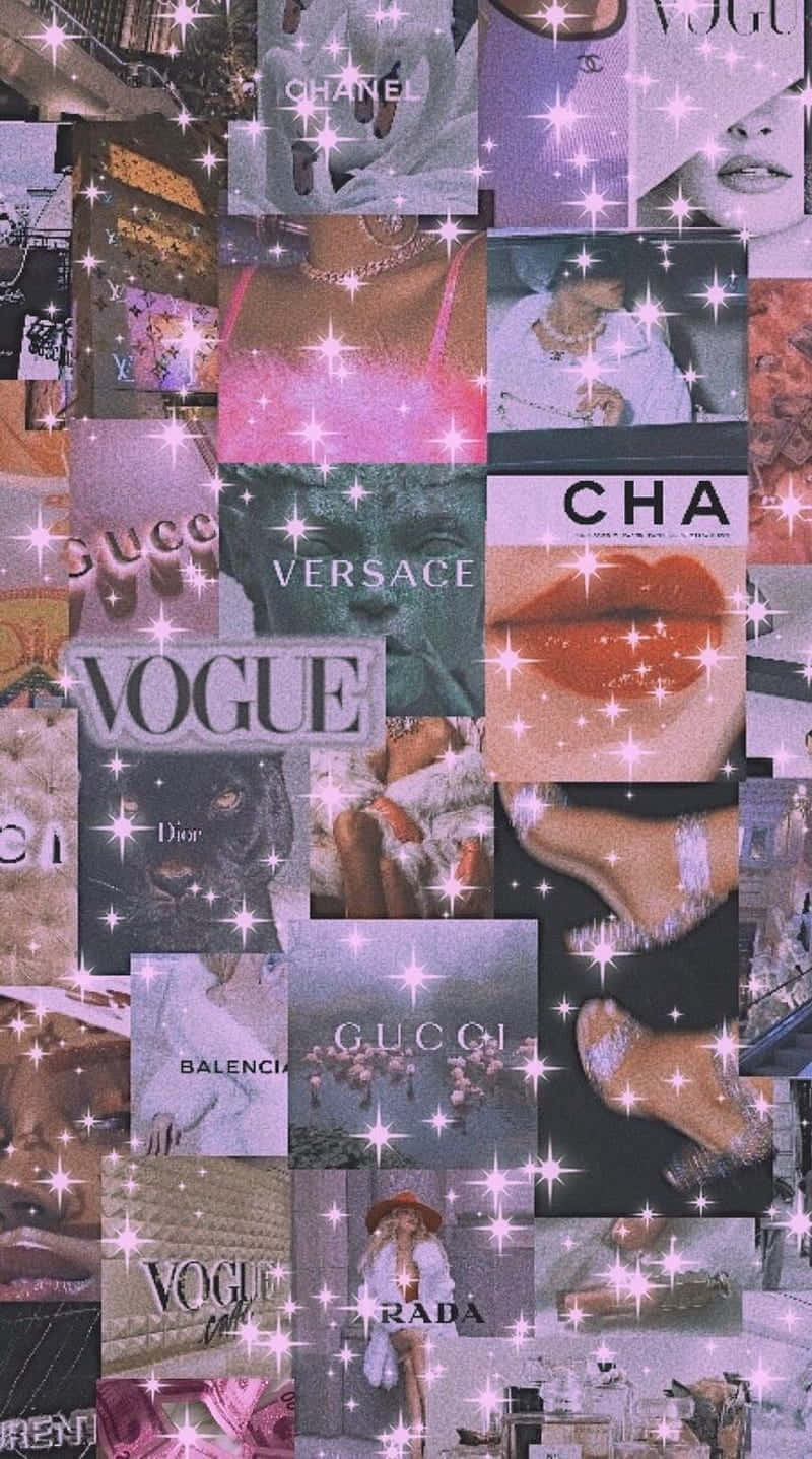 Baddie Barbie Aesthetic Collage Wallpaper