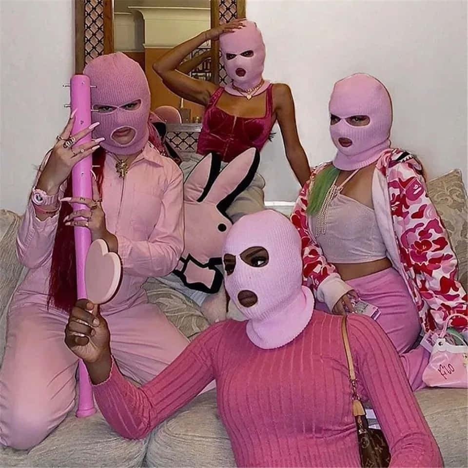 Baddie Ski Mask Gang Aesthetic.jpg Wallpaper