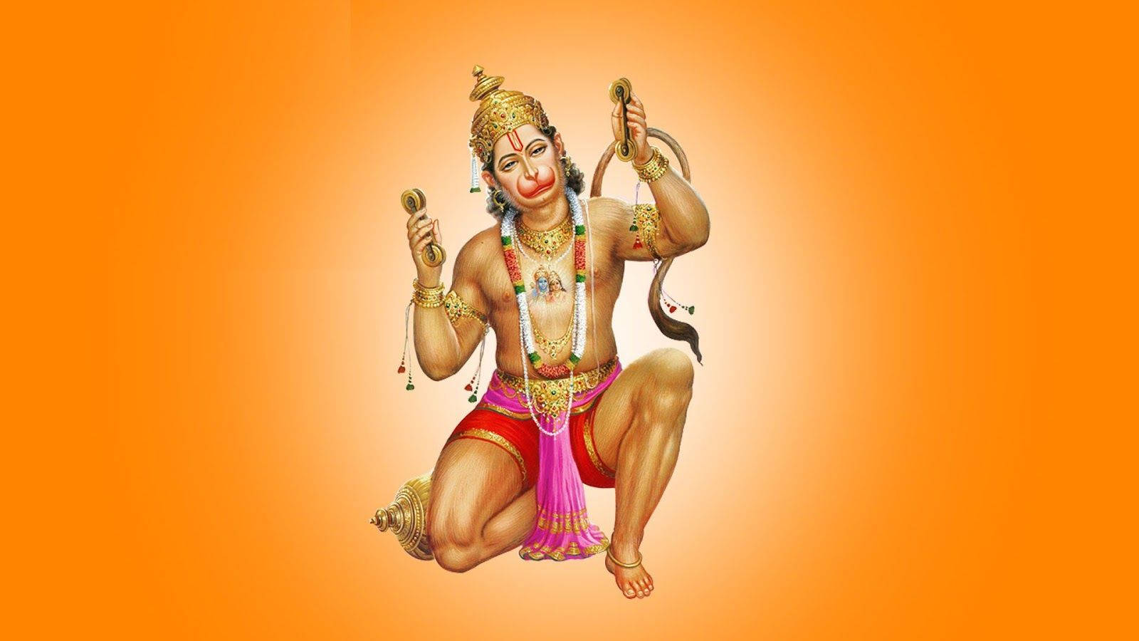 Bajrang Dal's Hanuman Dancing Hd Wallpaper