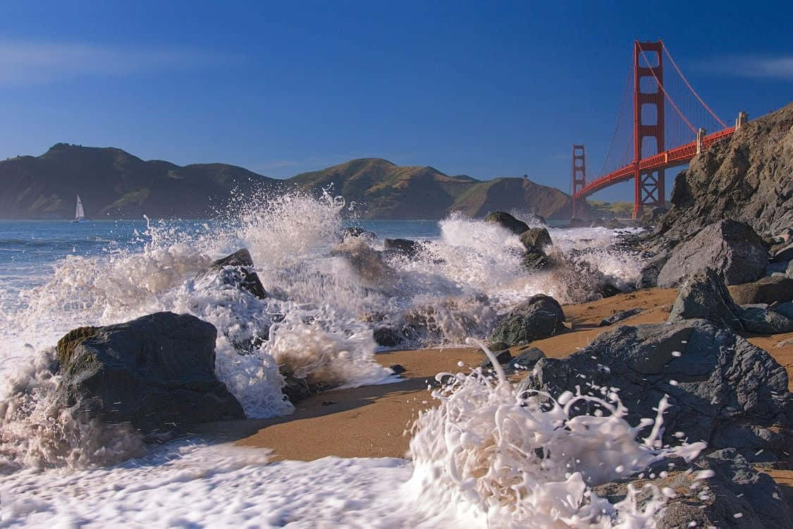 Baker Beach California Chrome Os Wallpaper