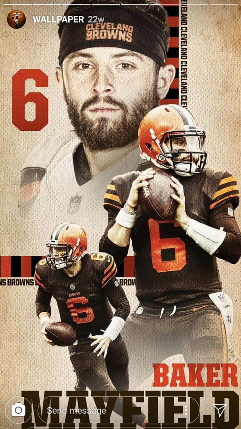 Baker Mayfield Cleveland Browns Poster Wallpaper