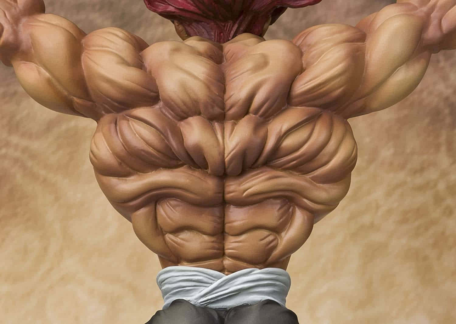 Baki Character Muscular Back Wallpaper