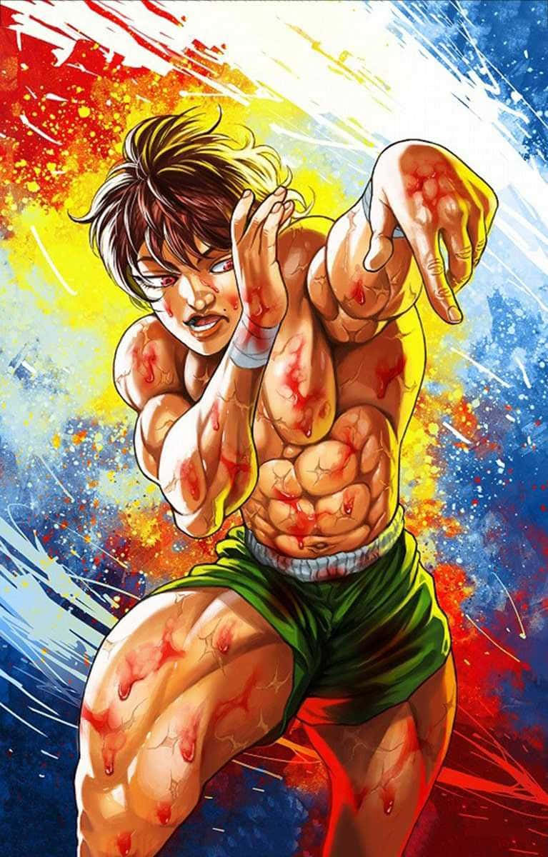 Baki The Grapplerin Action Wallpaper