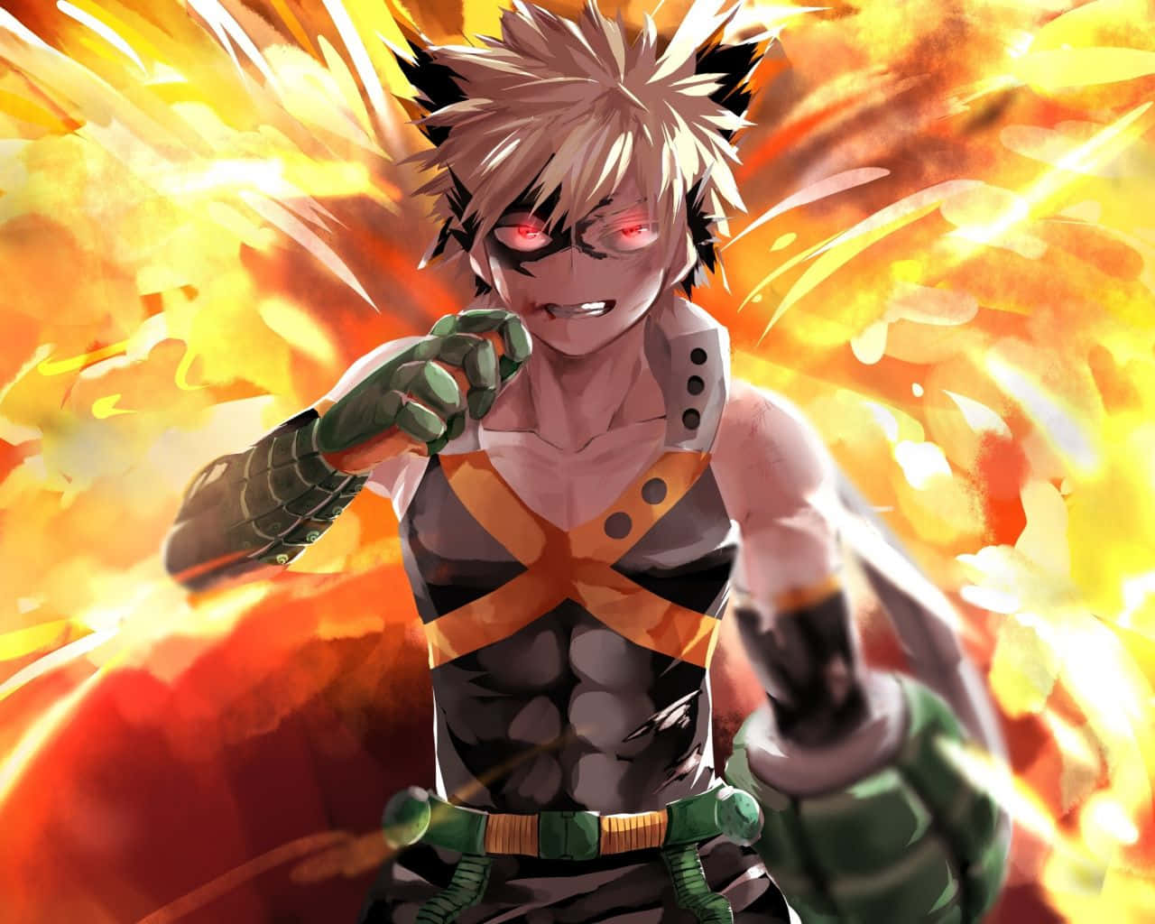 Bakugo From My Hero Academia Wallpaper