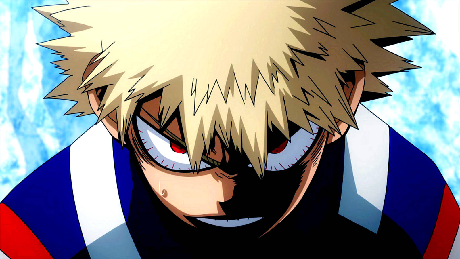 Bakugo Glares At The Camera Wallpaper