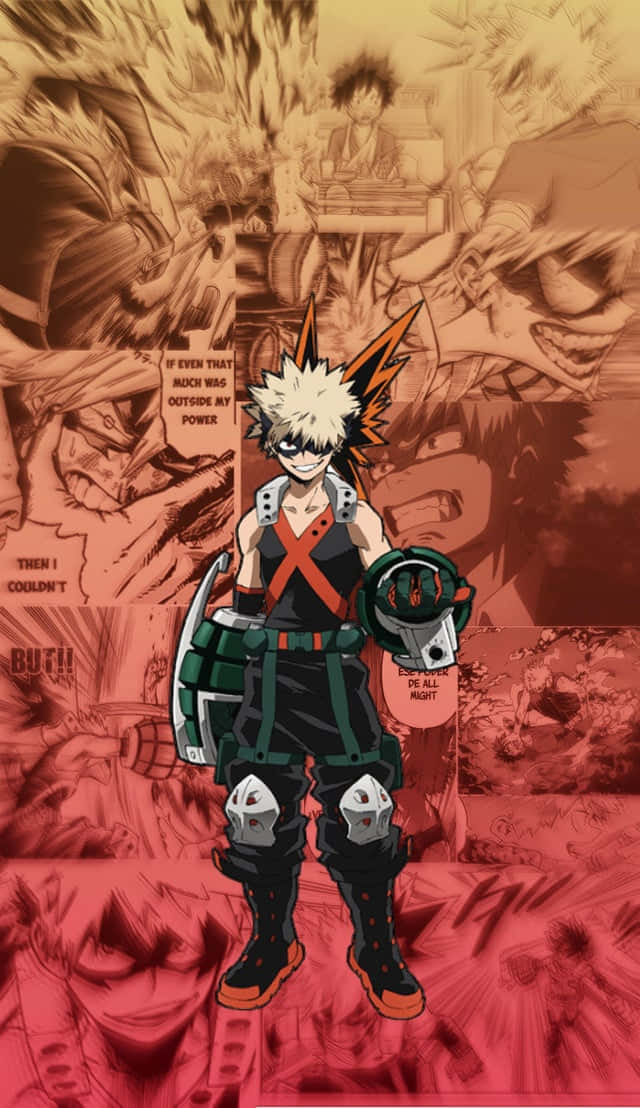 Bakugo Of My Hero Academia Wallpaper