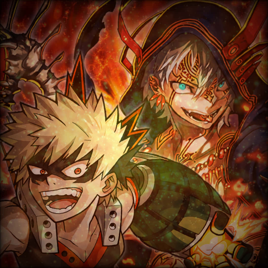 Bakugouand Todoroki Anime Artwork Wallpaper