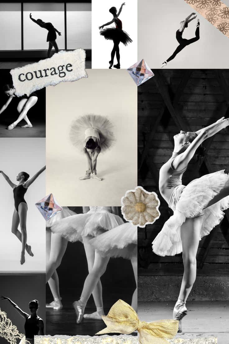 Ballet Inspiration Collage Wallpaper