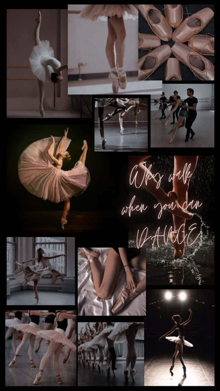 Ballet Inspiration Collage Wallpaper