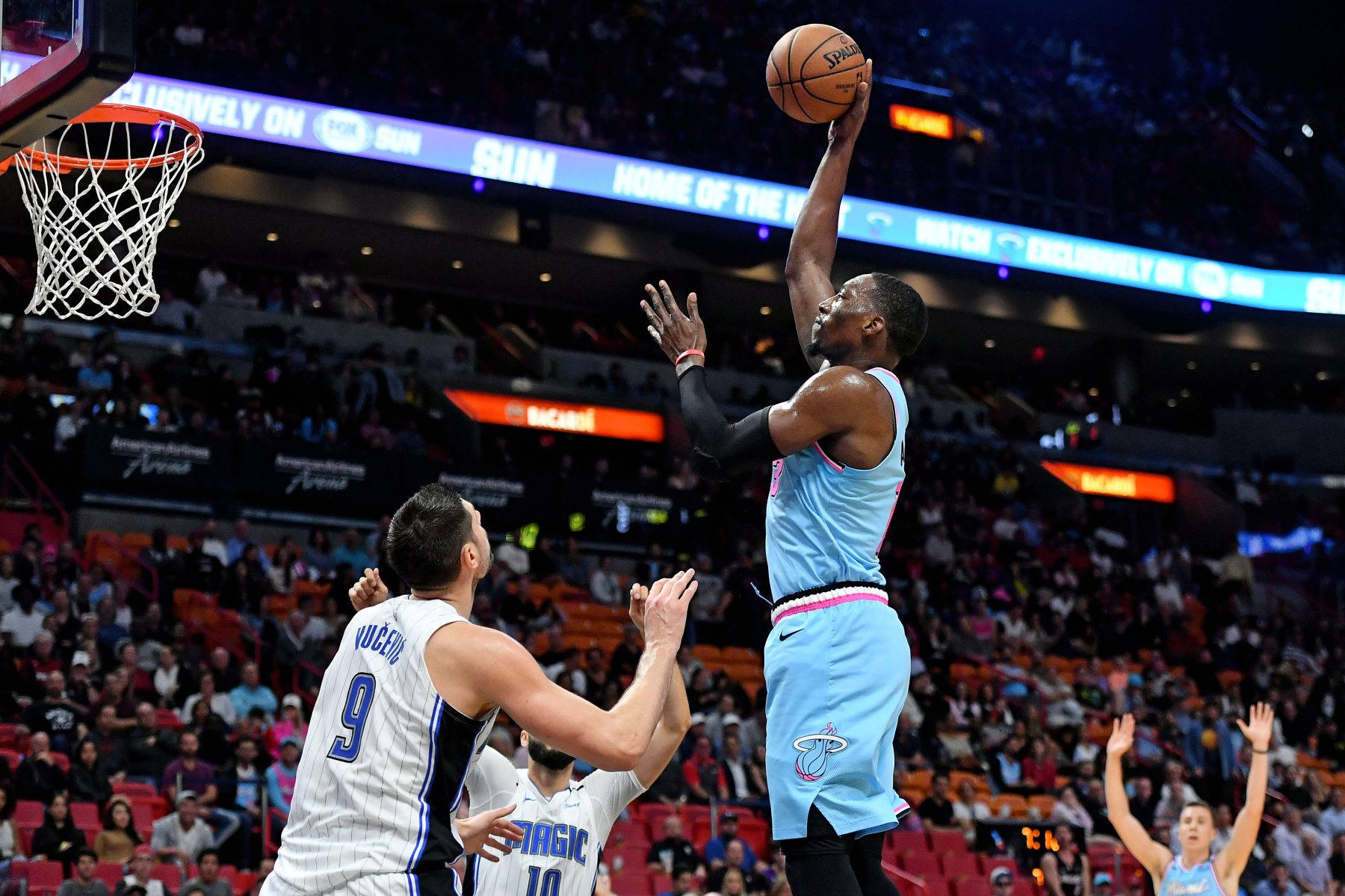 Bam Adebayo Floater Shot Wallpaper