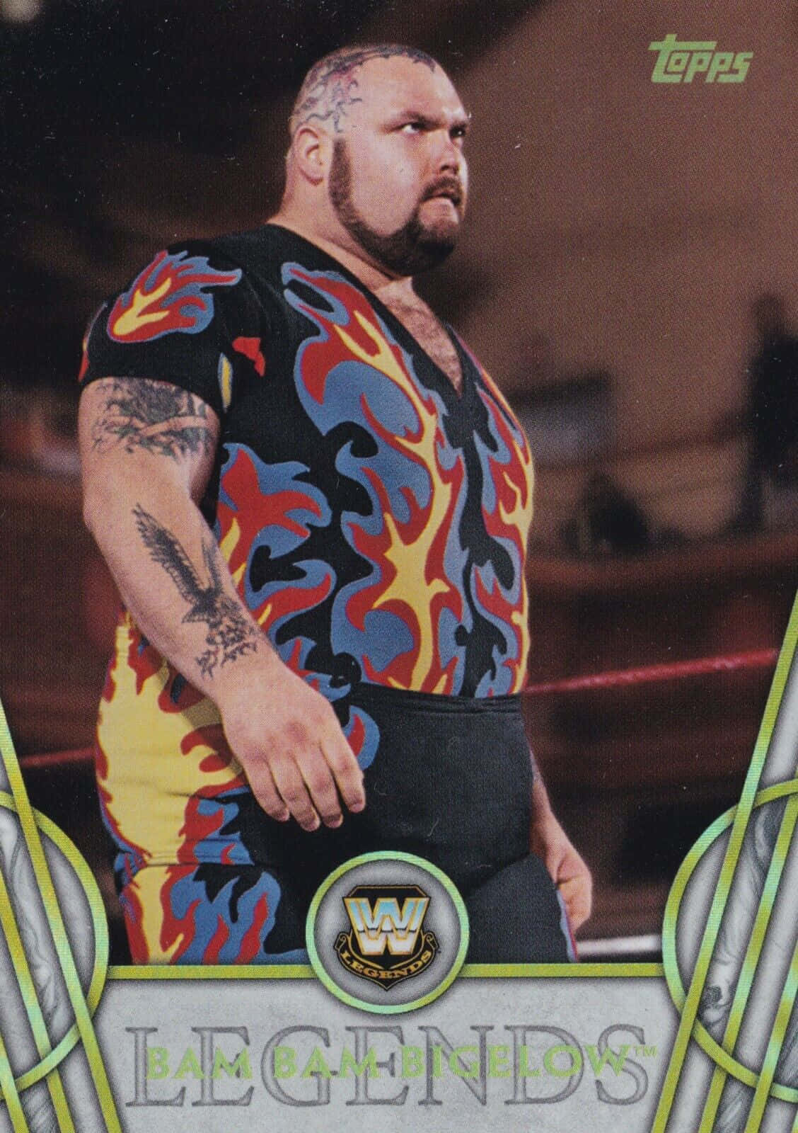 Bam Bam Bigelow 2018 Legends Wwe (topps) Card Wallpaper