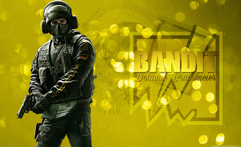 Bandit In Action In Rainbow Six Siege Wallpaper