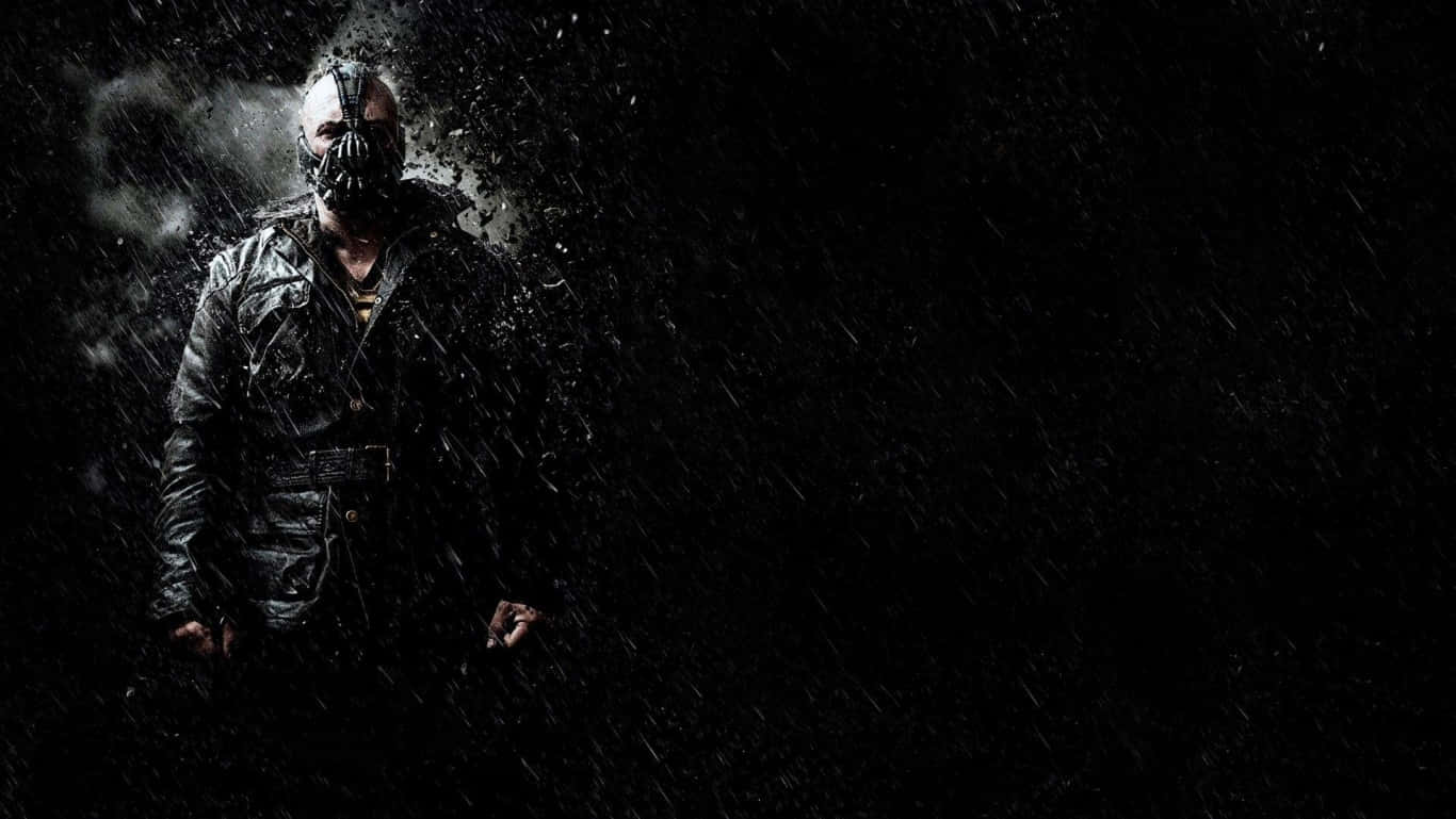 Bane Standing In The Rain Dark Knight Hd Wallpaper