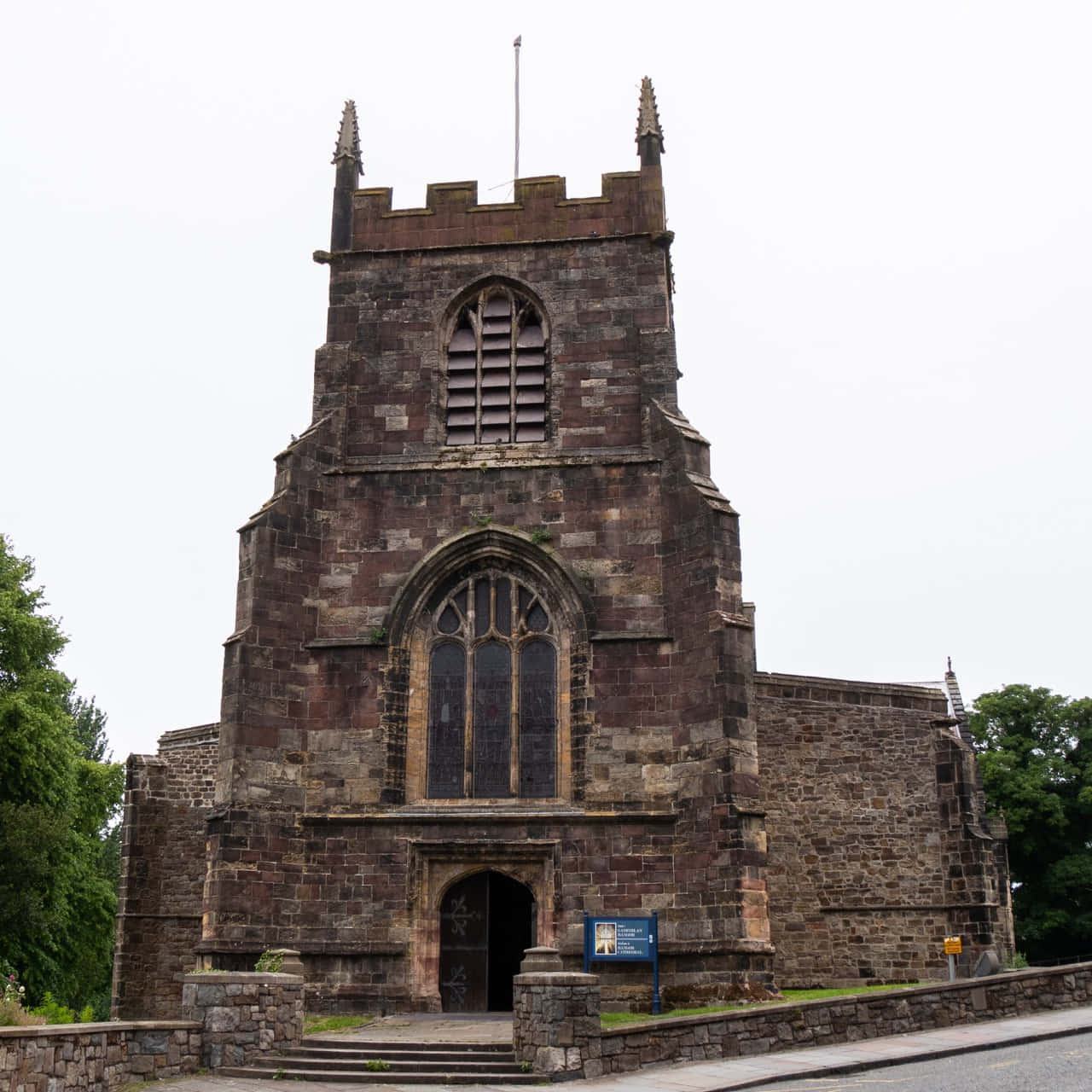 Bangor Historic Church Facade Wallpaper