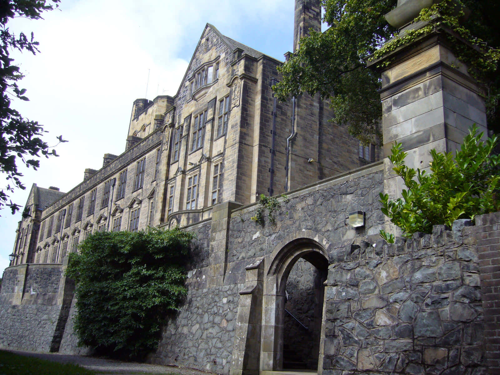 Bangor University Main Building Wallpaper