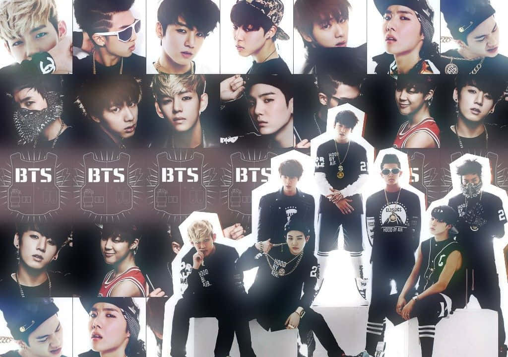 Bangtan Sonyeondan Dazzling Group Photo Wallpaper