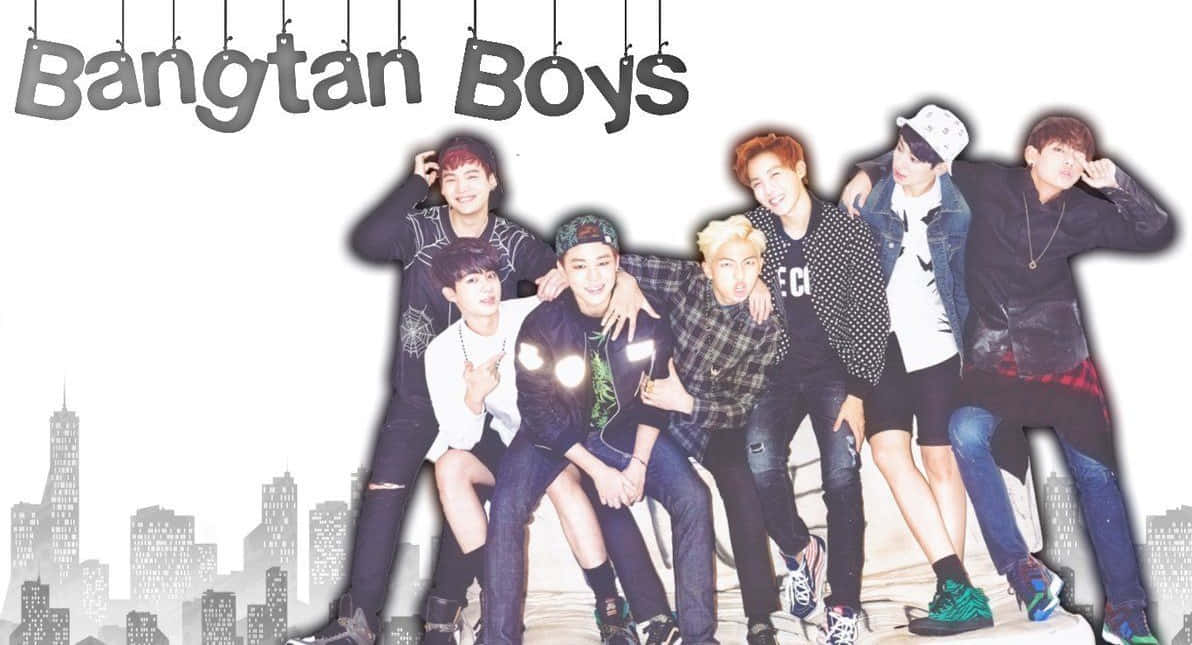 Bangtan Sonyeondan Performing On Stage Wallpaper