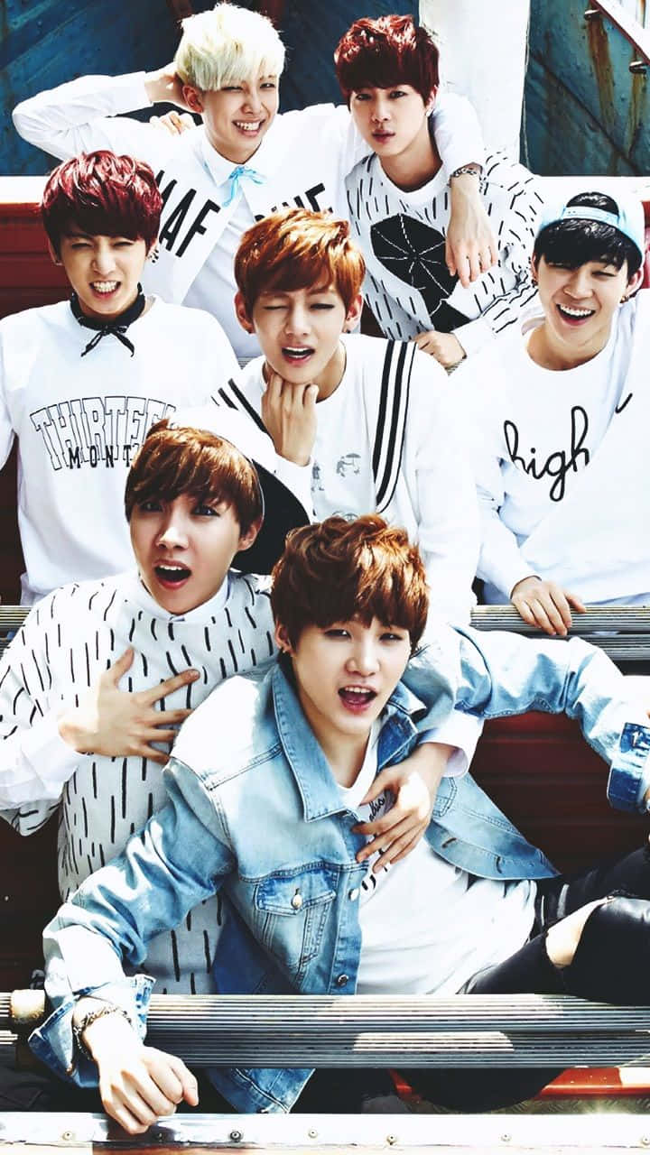 Bangtan Sonyeondan Performing On Stage Wallpaper