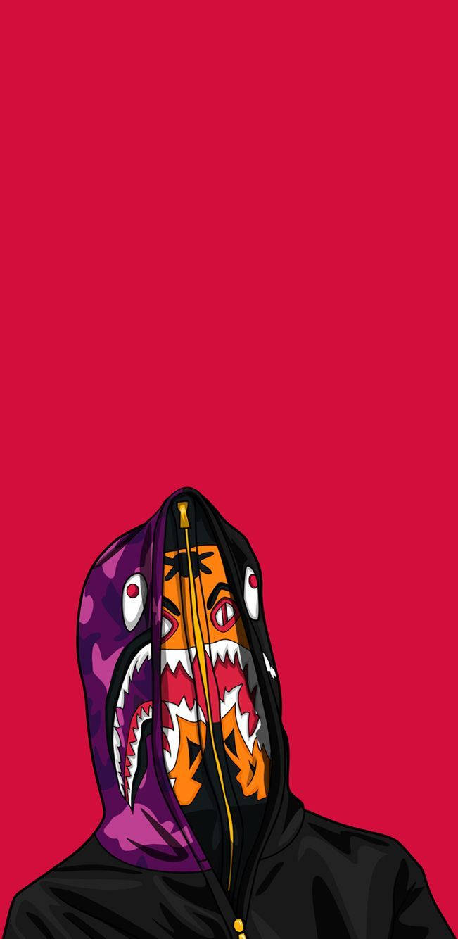 Bape Cartoon Hoodie Wallpaper