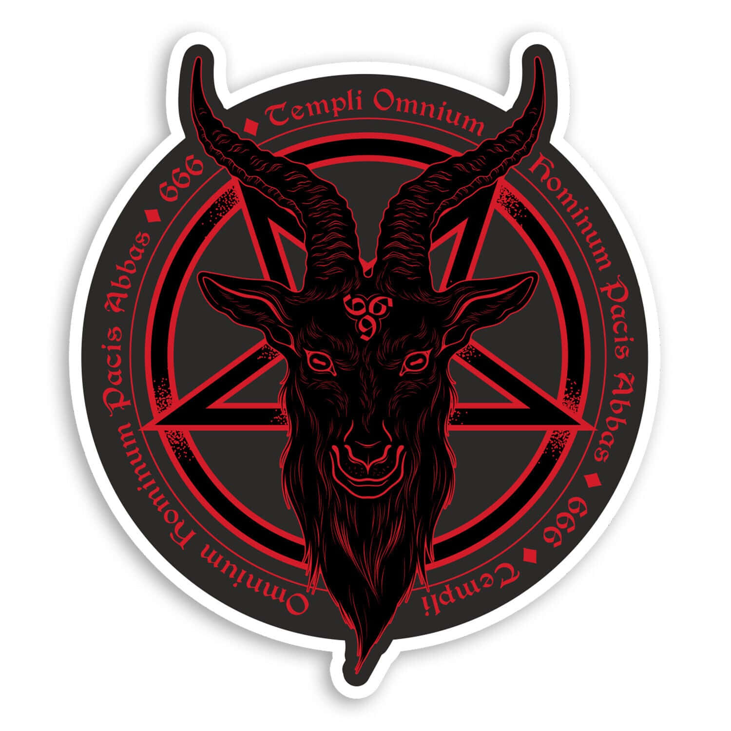 Baphomet Symbol Sticker Wallpaper