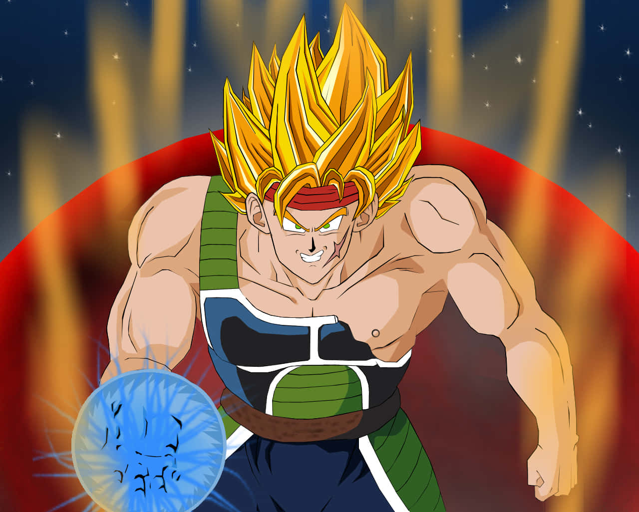 Bardock Ready For Battle Wallpaper