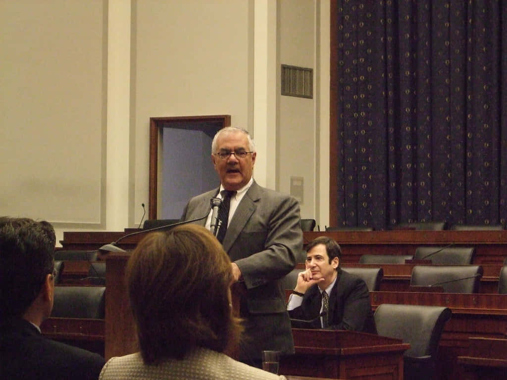 Barney Frank Talking Wallpaper