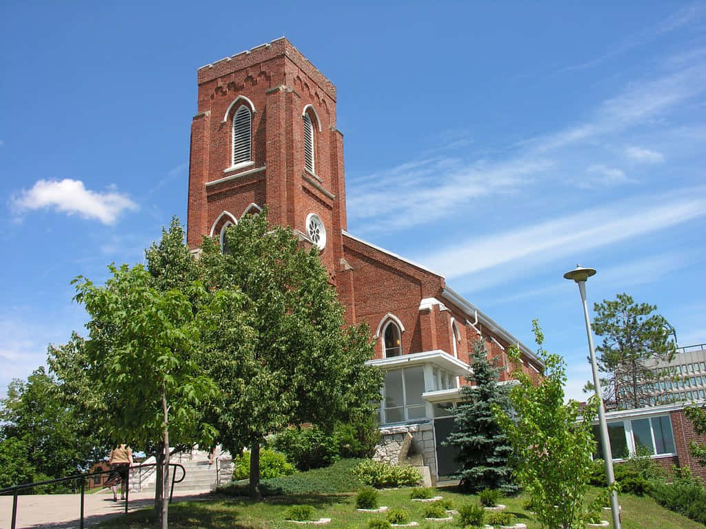 Barrie Historic Brick Church Wallpaper