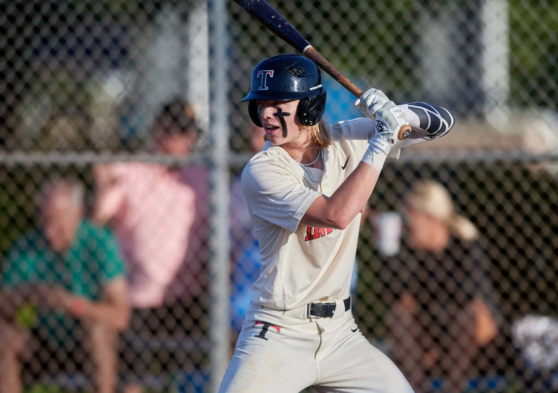 Baseball Batter Ready To Hit Wallpaper