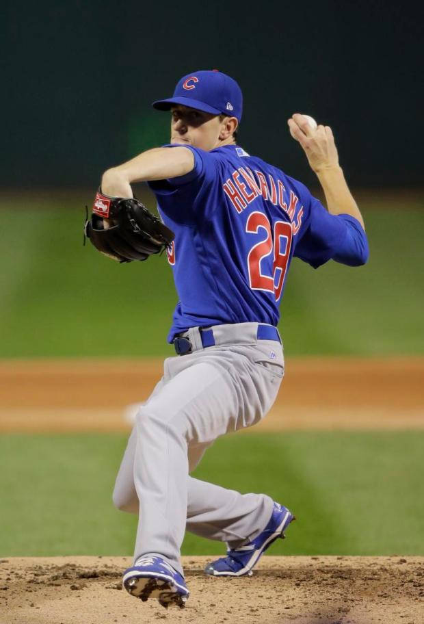 Baseball Pitcher Kyle Hendricks Wallpaper