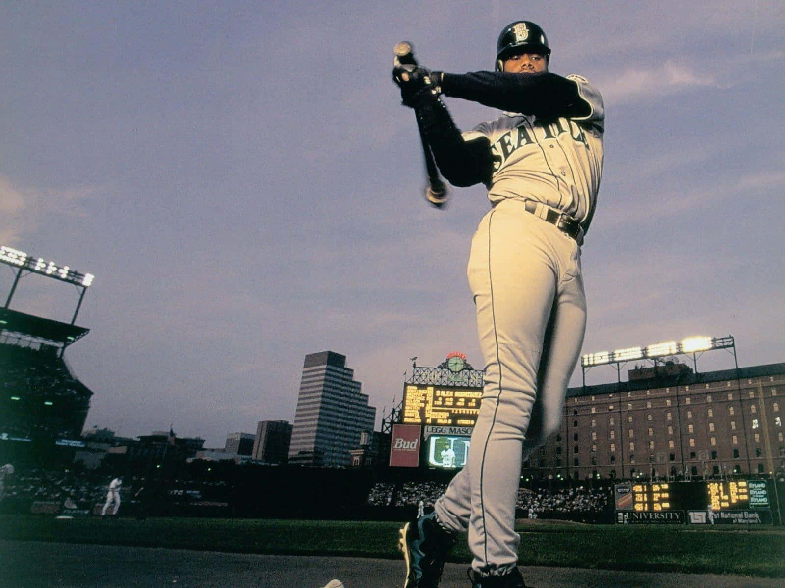 Baseball Players Hitting Off Wallpaper