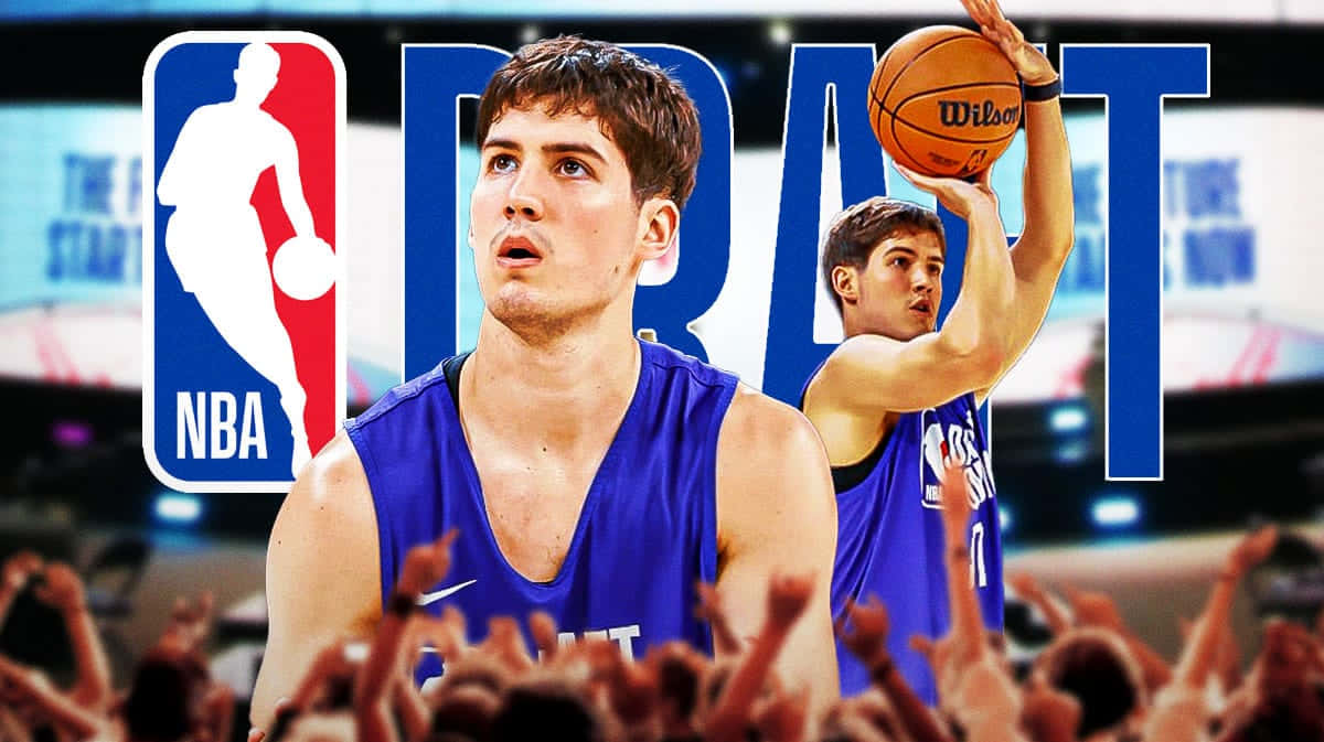 Basketball Player N B A Draft Promotion Wallpaper