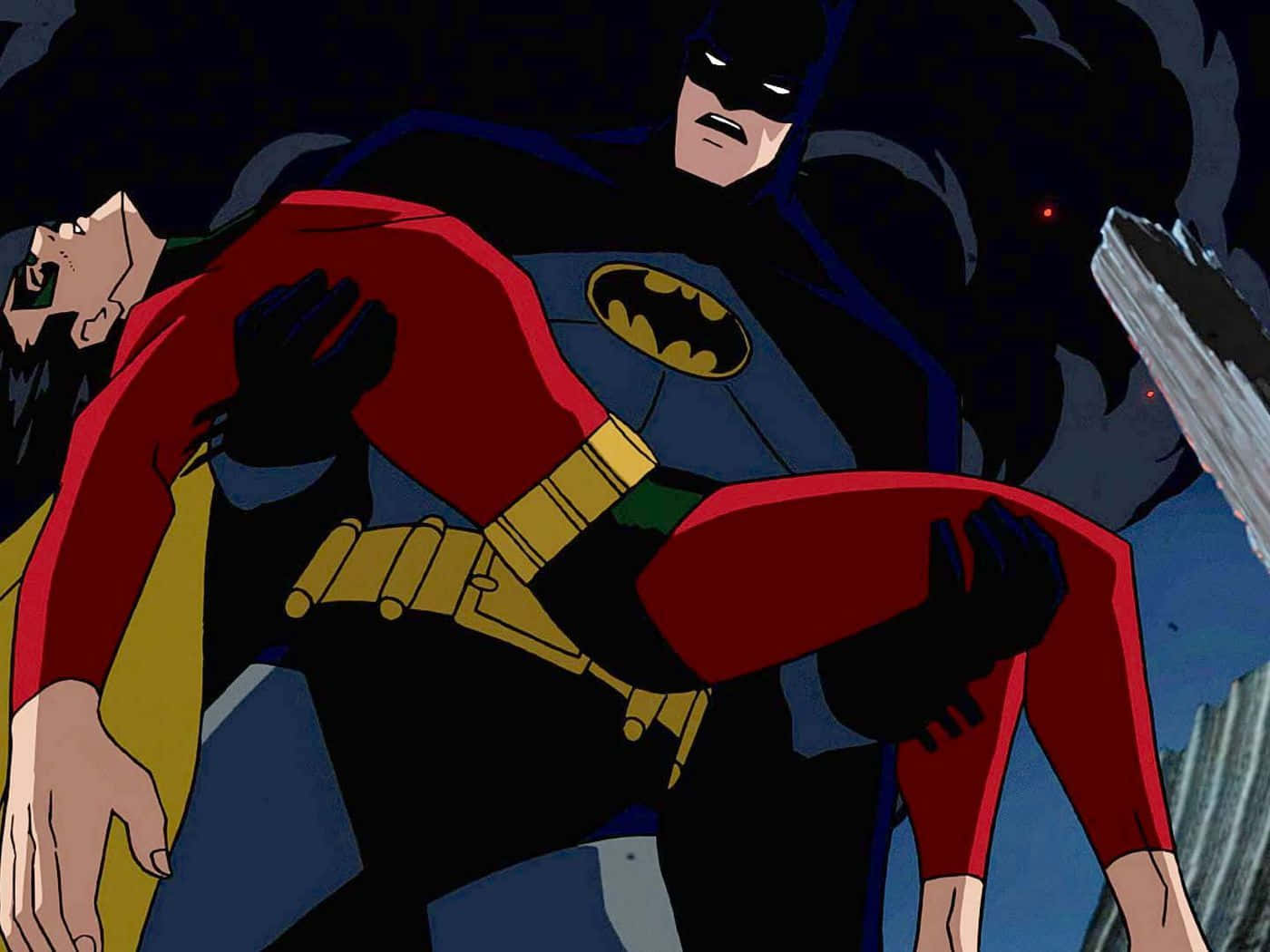 Batman And Robin In A Pivotal Moment From 