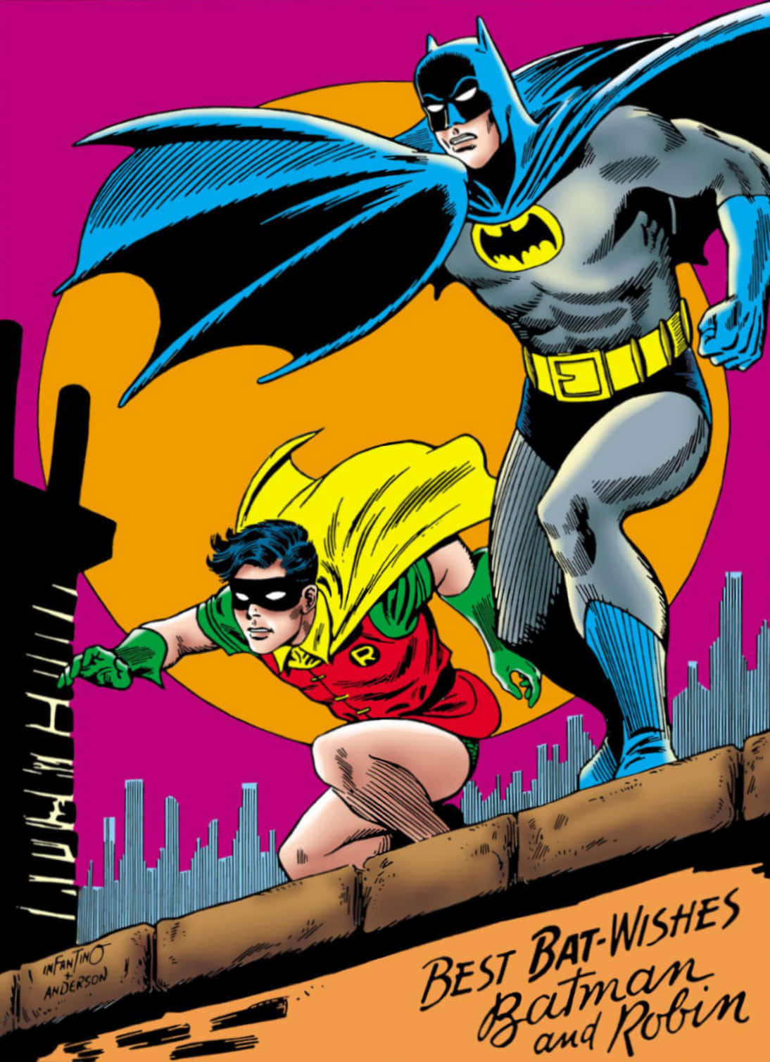 Batman And Robin - The Dynamic Duo Wallpaper