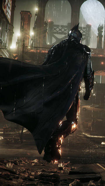 Batman Arkham City Iphone Back View Wallpaper