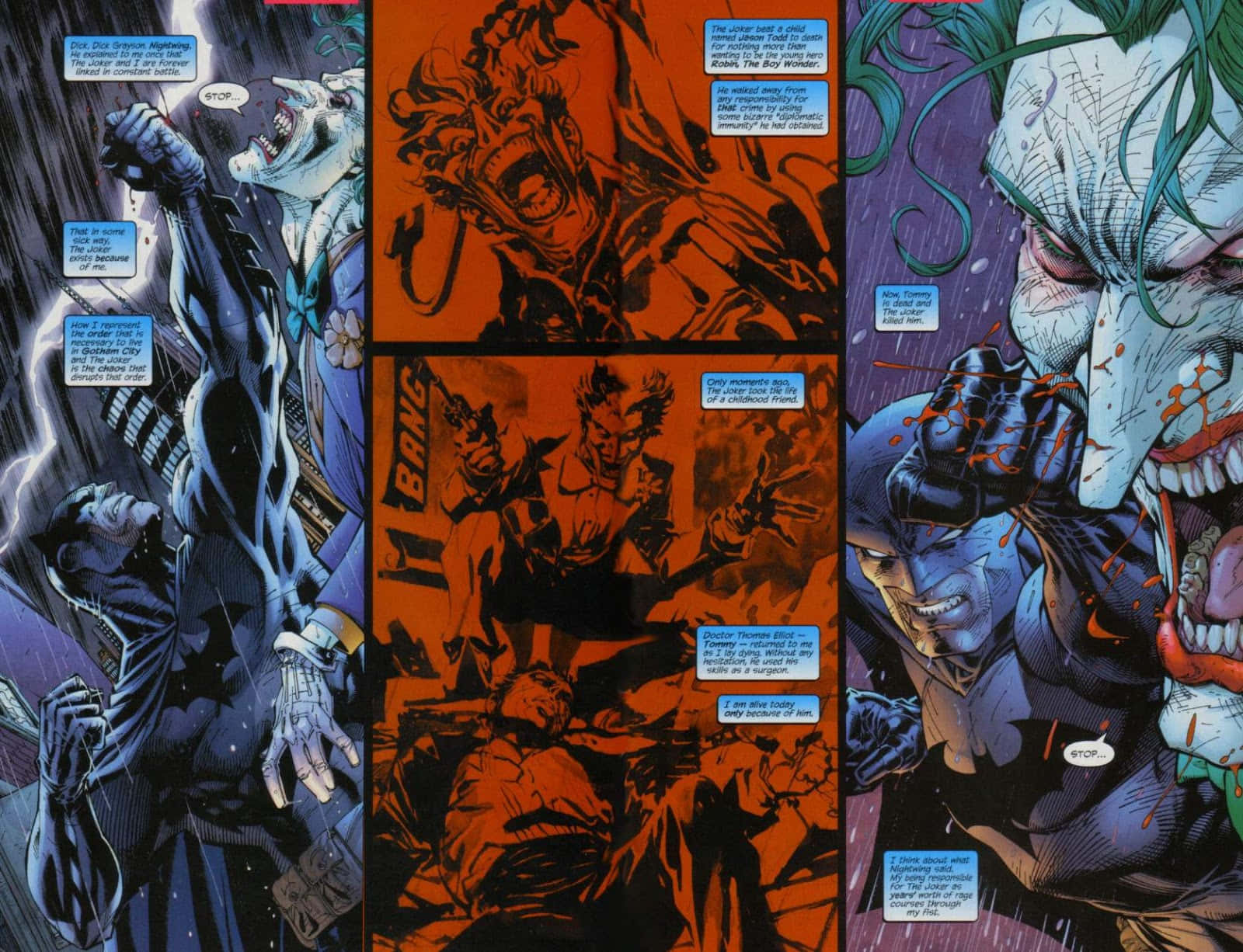 Batman Hush - The Dark Knight In Action In The City Of Gotham Wallpaper