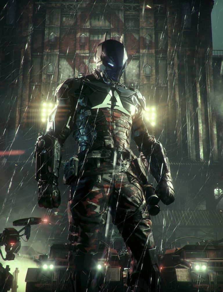 Batman In Action In Arkham Knight Wallpaper