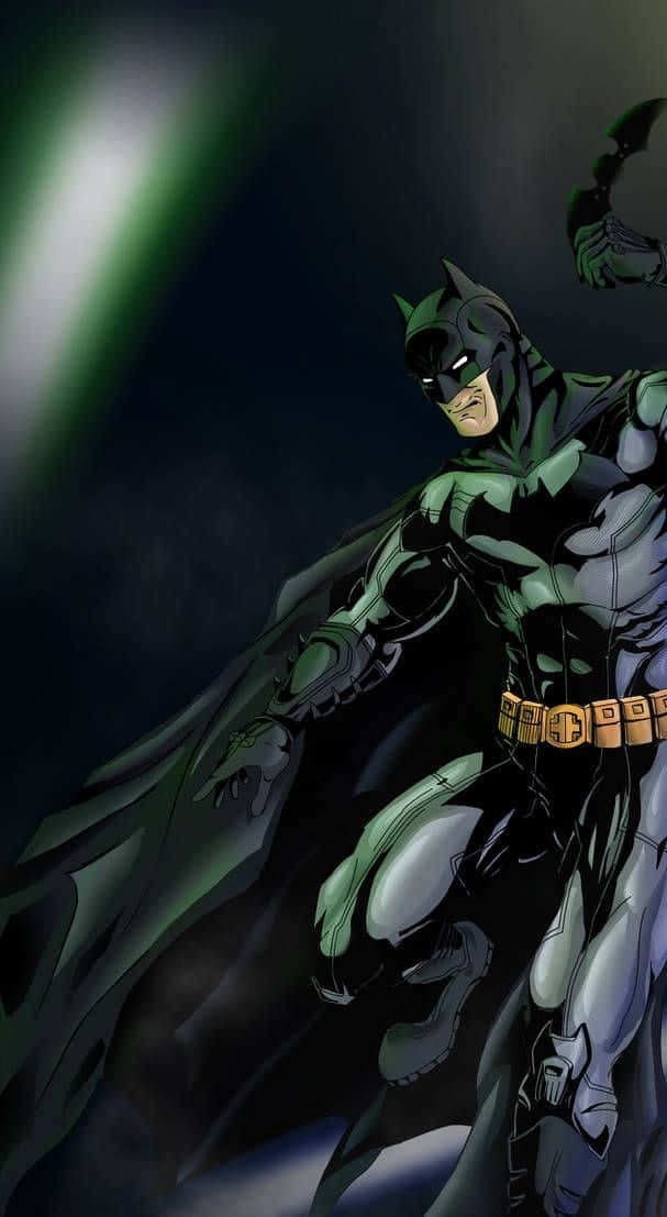 Batman - Leaping Into Action, The New 52 Edition Wallpaper