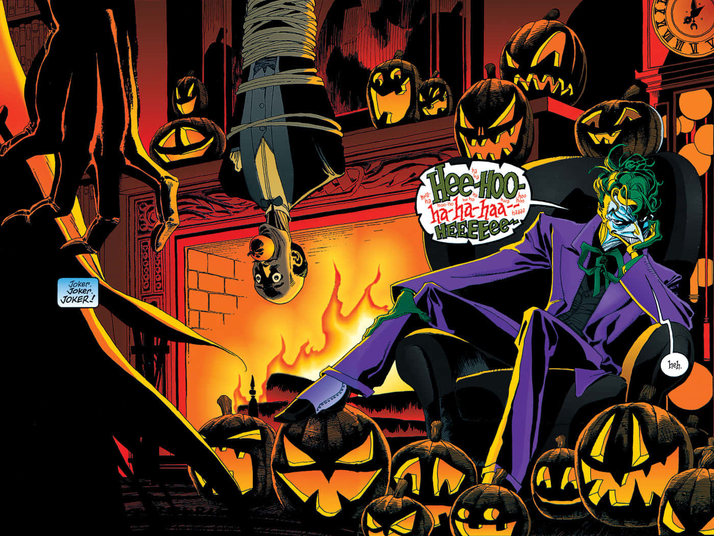 Batman Takes Flight In The Long Halloween Comic Series Wallpaper