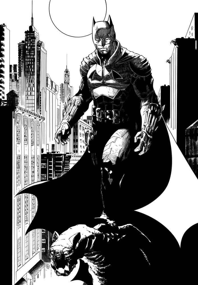 Batman The New 52 - Vigilant Protector In Gotham City Wallpaper